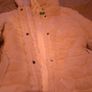Benetton white fake fur coat, hooded Image 7