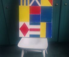 Oil on Canvas. "Nautical Flags".