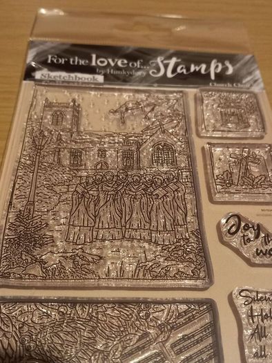 Church choir card stamps