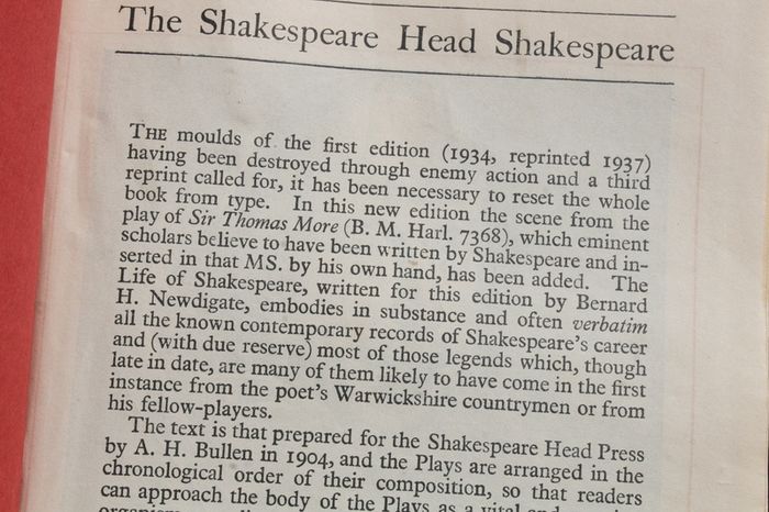 The Complete Works of William Shakespeare/Odhams and Blackwell /1947