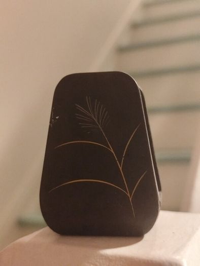Vintage Japanese Wooden Letter Holder