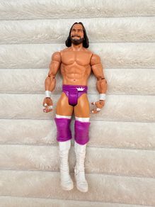WWE Mattel Basic Series 76 Macho Man (King) Randy Savage Action Figure Used Please see photos