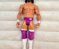 WWE Mattel Basic Series 76 Macho Man (King) Randy Savage Action Figure Used Please see photos