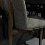 6 x Smoked Ash Dining Chairs, Ex Display Like New Image 3