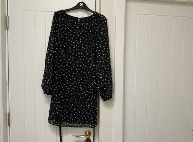 Black pattern Dress size 10