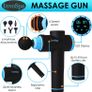 Percussion Massage Gun for Athletes - Handheld Deep Tissue Back Massager for Sore Muscle Pain Relief & Recovery - Portable Electric Body Massager Sports Drill - Rechargeable 6 Speeds Vibration Gift Image 8