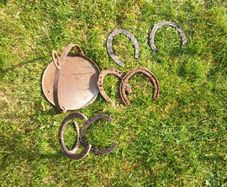Cast Iron - Horse Shoes etc.