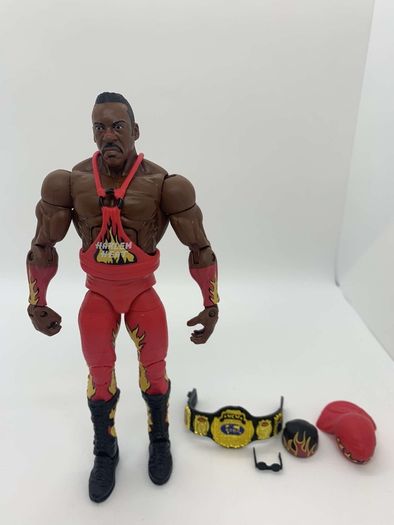 wwe elite series 46 Harlem Heat Booker T & Stevie Ray action figures