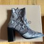 River Island Leather Snake print Boot Size 5 Image 5