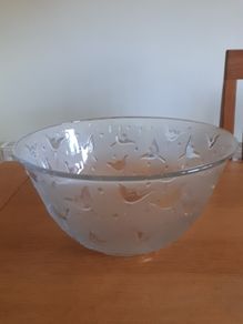 Large glass bowl