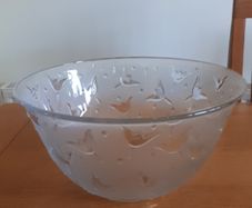 Large glass bowl