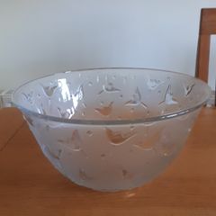 Large glass bowl
