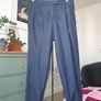 Cos Navy Trousers Size Uk 6 Image 4