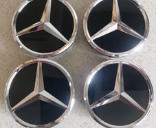 Hard to get Mercedes 60mm caps - FREE POST