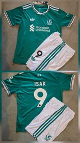 Isak liverpool green jersey