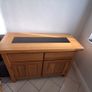 Solid Oak Hall Cabinet / Table Image 2
