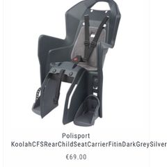 Koolah Rear Child Seat