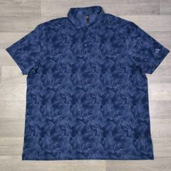 Adidas Floral Patterned Golf Polo Shirt Mens XXL