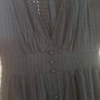 Black Short-Sleeved Midi Dress Image 3