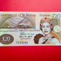 Saint Helena   20 POUNDS   2004  . Pick  13a ( Uncirculated )