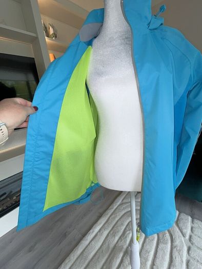 Ladies Blue Windbreaker Jacket from Dunnes Stores Size: UK 14 / EU 42