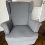 Wingback Armchair Grey Image 2