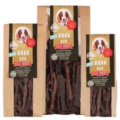 Milord Boar strips - Natural Dried Dog Chews 80g