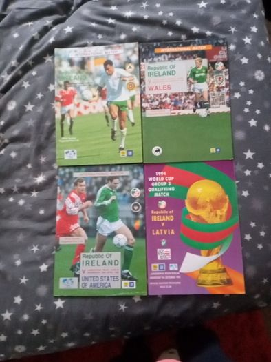 Collection of 66 Republic of Ireland International Football Programmes