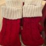Knitted Santa Stocking Cutlery Holders Image 2