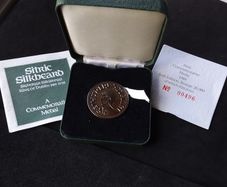 1988 Dublin Millennium Medal - Sitric Silkbeard Bronze Edition ( Low Serial No. 496 )