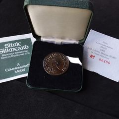 1988 Dublin Millennium Medal - Sitric Silkbeard Bronze Edition ( Low Serial No. 496 )