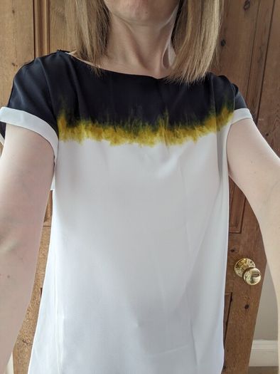 Zara Dye Effect Top