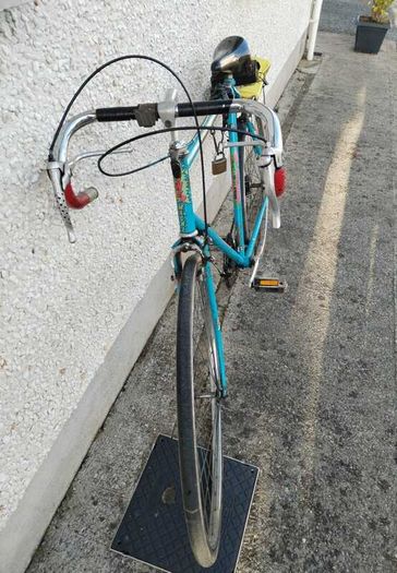 Vintage Racing Bike From The 80's - Five Speed Bicycle With Double Cog To Make Ten Speed Racer