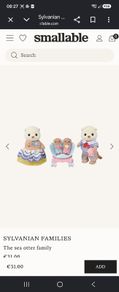 sylvanian families sea ottter family