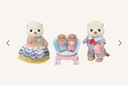 sylvanian families sea ottter family
