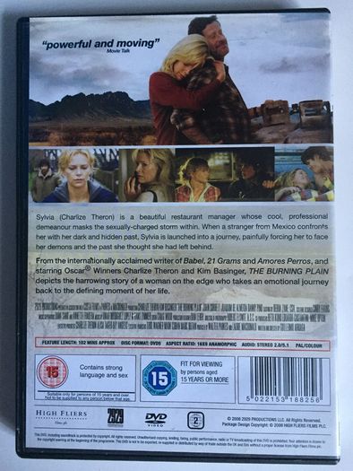 The Burning Plain [2008] Charlize Theron, Jennifer Lawrence, Kim Basinger & Joaquim de Almeida [Movie DVD]