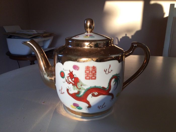 Ceramics - Vintage Chinese Teapot,