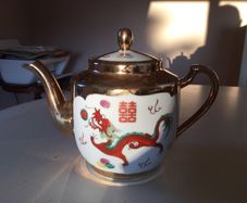 Ceramics - Vintage Chinese Teapot, ( Reduced)