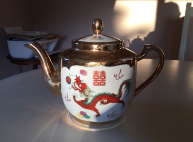 Ceramics - Vintage Chinese Teapot,