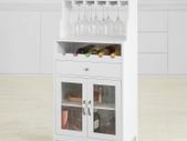 Kitchen & Dining Room Storage Cabinet with Wine Rack