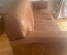 Tan Leather sofa offers