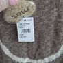 MAT jumper bnwt taupe with unusual detail on the back, short sleeve S/M Image 3
