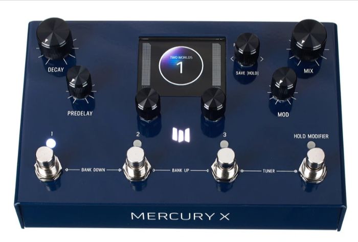 Meris Mercury X Reverb pedal + extra