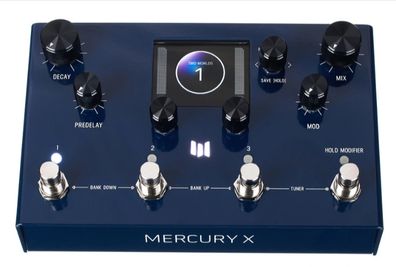 Meris Mercury X Reverb pedal + extra