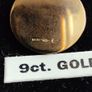 9k Gold St Padre Pio Medal Pendant & chain Image 3