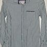 Ted Baker Mens Green/White Stripe Long Sleeve Shirt Size Small Image 2
