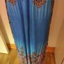 Boohoo blue printed maxi dress size UK10 EU38 Perfect condition Postage included Image 3