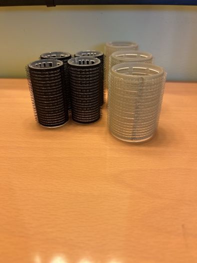 7 x Velcro hair rollers