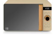 Nordic Digital Microwave with 6 Power Settings, 60 Minute Timer, LED Display and Defrost Mode, 20L, 800W, Oatmeal