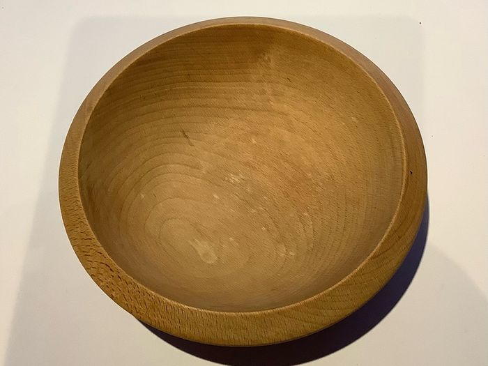 Handcrafted wooden bowl